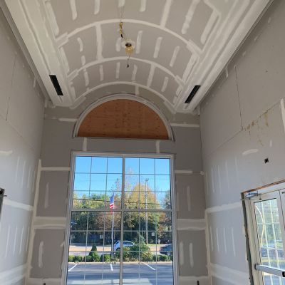 Drywall Project at Local Funeral Center