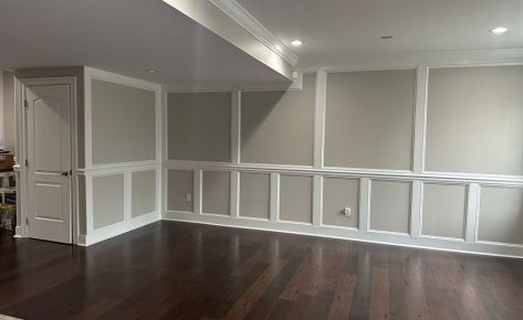 Trim Work with Painting Project